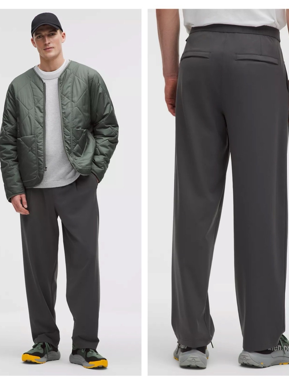 Lululemon Men's Daydrift Relaxed-Fit Pleated Trouser SIZE:Medium 33” Inseam